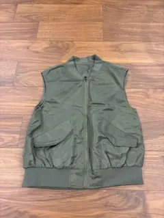 GU MA-1 ベスト カーキ Sサイズ