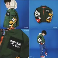 BREEZE ミッキー プルート アウター ジャケット ma-1 Disney