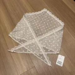 新品　Chicoチコ　刺繡入りレーススカーフのサムネイル