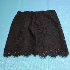 LIP SERVICE 黒 レース タイトスカート