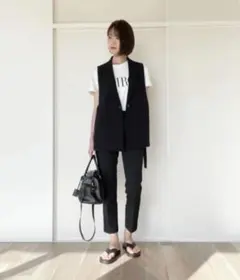 ZARA ザラ ZW COLLECTION ピンストライプベスト S - メルカリ