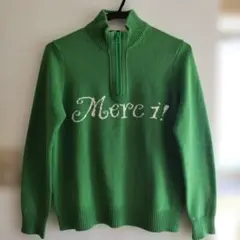 POPな吹き出しがお洒落♪のハーフジップ