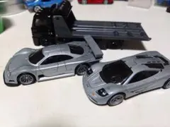 ホットウィール　コレクターセットclk マクラーレン　積載車　3台セット