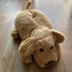 犬型ティッシュボックスカバー ベージュ