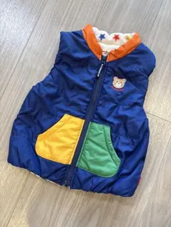 HOTBISCUITS ジップアップベスト　90cm