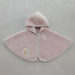 ミキハウス　ベビーポンチョ　フード付き