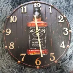 ジャックダニエル　時計　不良品 インテリアにどうぞ　針こわれ