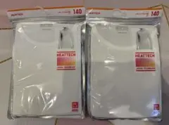 UNIQLO HEATTECH ホワイト 140 ２枚