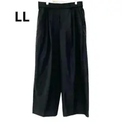美品 for/c フォーシー 速乾イージータックストレートパンツ ブラック LL