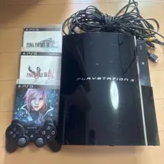 SONY PlayStation 3 本体 初期型 ソフト3本付