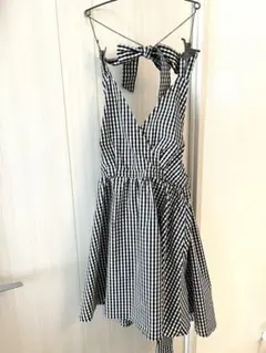 FOXEY フォクシー ギンガム チェック ワンピース - メルカリ