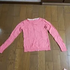 カーディガン ピンク