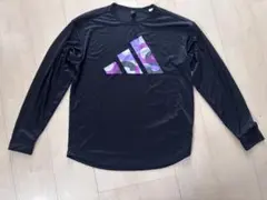 タイムセール中 adidas 長袖 ブラック Mサイズ