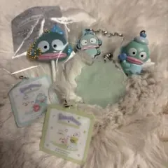 新品　サンリオ　カラフルキャンディチャーム　アンブレラチャーム　ハンギョドン