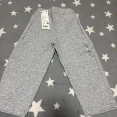 UNIQLO キッズ ドライスウェットカーブパンツ グレー 100