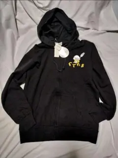 新品　値札付き 未使用　ぐでたま サンリオ　パーカー ブラック　メンズ　Lサイズ