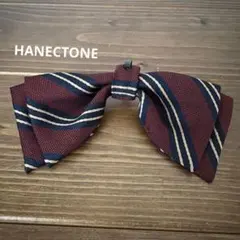 HANECTONE 制服リボン ボルドー ストライプ