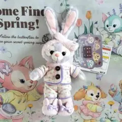 オータムスリープオーバー　ステラルー　ぬいぐるみバッジ　東京ディズニーシー