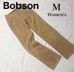 【Bobson】 コーデュロイ ストレートパンツ ベージュ w66 レディース