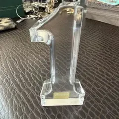 Baccarat クリスタル バカラ フィギュリンナンバーワンオブジェ No.1