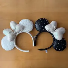 【美品】ディズニー　ミニー　カチューシャ　セット