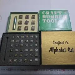 Craftool Co. アルファベット・ナンバースタンプセット