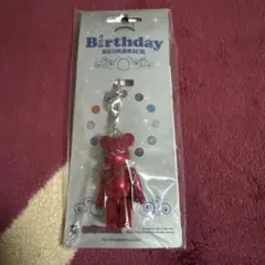 ベアブリック　7月 ルビー BE@RBRICK　Birthday　ストラップ