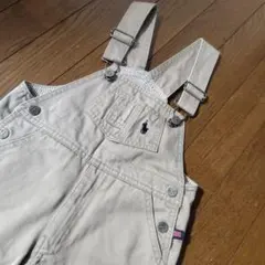 baby polo ベージュのオーバーオール・サロペット 男女兼用　100cm