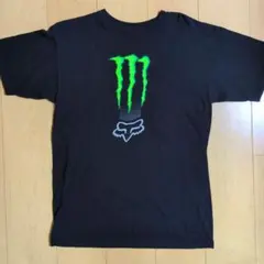 ​【激レア】FOX × モンスターエナジー コラボTシャツ 黒 M モトクロスのサムネイル
