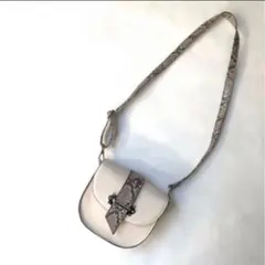 アンビー　ノベルティー　パイソン柄　ショルダーバッグ