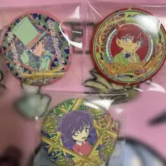 名探偵コナン缶バッジ ヴィクトリアンシリーズ コナン・怪盗キッド・灰原哀