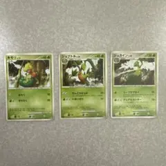 キモリ ジュプトル ジュカイン 3枚セット