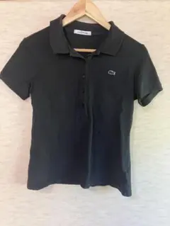 LACOSTE 黒 ポロシャツ 半袖 サイズ38