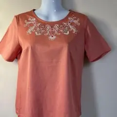 DAKS半袖カットソー 刺繍デザイン コーラルピンクのサムネイル