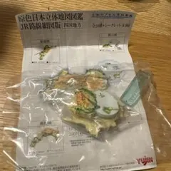 原色日本立体地図図鑑 JR路線網図版 四国地方 フィギュア