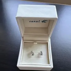 canal 4C ペア型ピアス 専用ケース付き