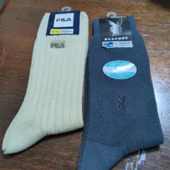 FILAとPLAYBOYのソックスセット