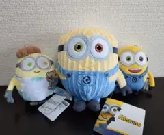 《新品タグ付》Minions ミニオン ぬいぐるみ＊3点まとめ売り