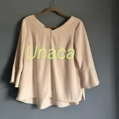 レディースブラウス Unaca ライトベージュのサムネイル