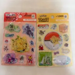 韓国限定　ポケモンシール　ウォーターシール　カプセルシール　ダイソー　2枚セット