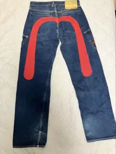 EVISU × SIOTANI BROTHERS 赤 ビックカモメ W32のサムネイル