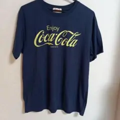 Coca-Cola コカコーラ 半袖Tシャツ ネイビー　Lサイズ　タグ付き未使用