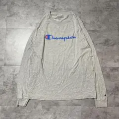 Champion ロングスリーブTシャツ Lサイズ グレー