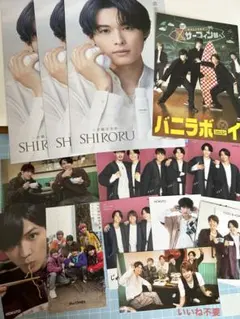 SixTONES 松村北斗　SHIRORU 　バニラボーイ　厚紙 田中樹