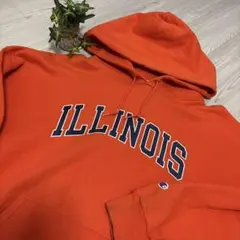 00s チャンピオン パーカー フーディー ILLINOIS メンズ XL 送込