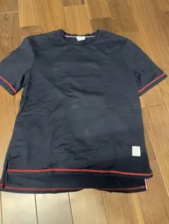 【希少サイズ3】Thom Browne トムブラウン ライン Tシャツ ネイビーのサムネイル
