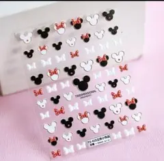 ミッキー ミニー ディズニー ネイルシール ネイルステッカー　3D 立体
