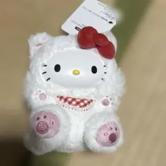 サンリオ ファインフェイスキャット ハローキティ ホワイト 新品 タグ付き