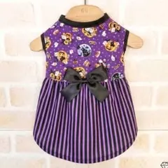 犬服　ハンドメイド　ハロウィン(パープル)③
