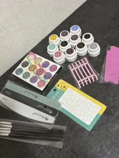 ネイルアート用品セット カラフルポリッシュ